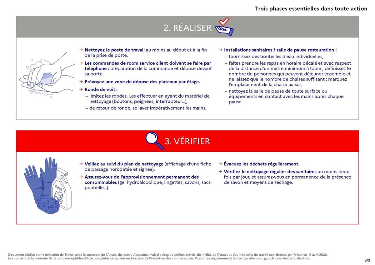 ExcelPlace's tweet photo. Afin d'assurer la protection contre le COVID-19 sur vos lieux de travail et assurer la continuité de l'activité économique, retrouvez les fiches conseils métiers éditées par le Ministère du Travail. Consultez ici la fiche "Réceptionniste ou veilleur de nuit”
#covid19 https://t.co/KcYLEMcwTz