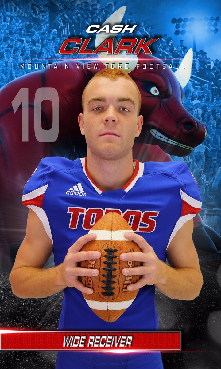 MVToro_Football's tweet photo. *SENIOR SPOTLIGHT*
Cash Clark -Captain-
Cash is the All American kid. He is an excellent athlete and wide receiver who worked hard to improve; he made others around him better. He not only worked hard on the football field but was a model student and citizen of his community. https://t.co/m5LK6aM7xH