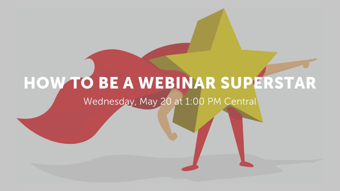 ALA_PLA's tweet photo. Learn how to create and deliver stellar online content from expert Dr. Steve Yacovelli in our May 20th webinar, How to Be a Webinar Superstar! Register now at https://t.co/6JkUw6C2k1. #PLAEducation #LibrariesStrong https://t.co/iS3PDcnyhH