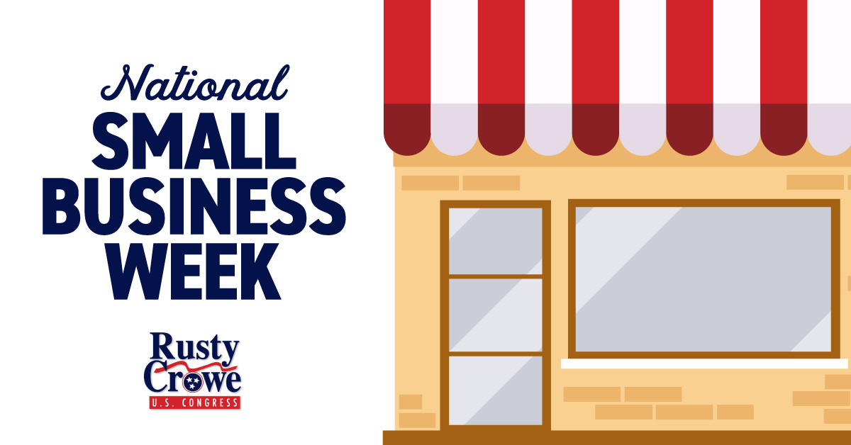 This National Small Business Week, I encourage you all to shop local.