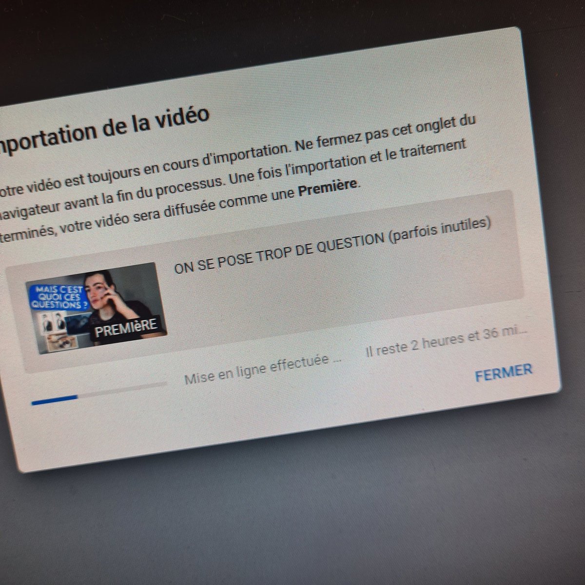 SimonDuCatch's tweet photo. Oops ! La vidéo met tellement longtemps suite aux connexions Internet qui sont bof en ce moment ! Patientez encore un peu et petit teaser avec le titre 😅

#video #youtube #questiontime https://t.co/vSmhwkbRJ1
