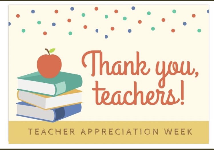 PES325's tweet photo. Happy Teacher Appreciation Week to our AMAZING teachers at PES! 💙Thank you for all you do!🎉 https://t.co/8n3xg3wVFx