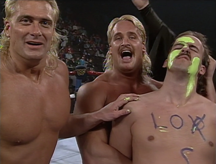 Historyof90s's tweet photo. In 1992 Beverly Brothers had a rivalry with LOD.

Guess what LOS stands for? https://t.co/YMZvvyzg6b