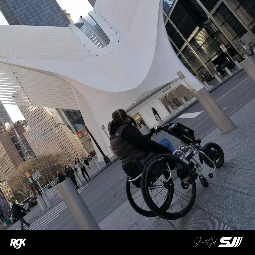 RGKWheelchairs's tweet photo. Best Ambassadors in the world - Going places

#RGK #RGKWheelchairs #MayTheFourth #Travel #Power #PowerAddOn #StreetJet #Adventure #NewYork #Manhattan #USA #Wheelchair #WorldTrade #WorldTradeCenter #OculusWordTradeCenter https://t.co/AtkClKymQ3
