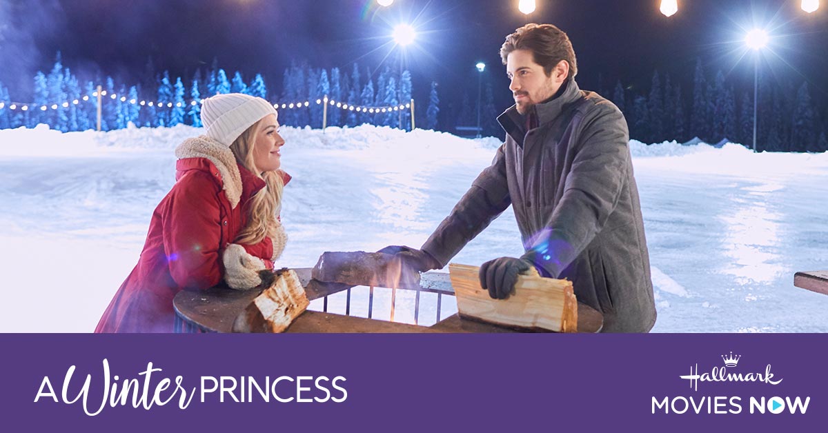 HallmarkPlus's tweet image. Watch the movie, #AWinterPrincess. She's going incognito at the ski resort to plan the 50th Anniversary Snow Ball. When she meets Jesse, the two of them spark a magical connection. 👑 ow.ly/m6lw50zuFlA