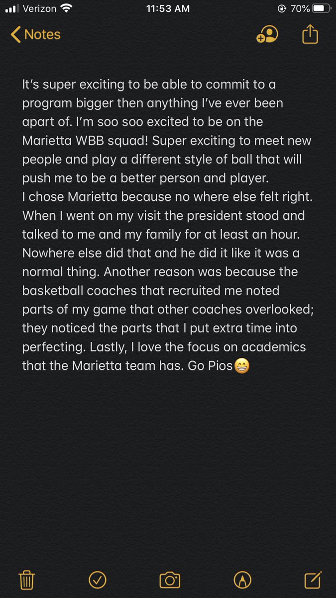 Marietta_WBB's tweet image. PioNation!! Help us welcome our first new Pioneer to the MCWBB squad 🤩💪 @madisoncecil5