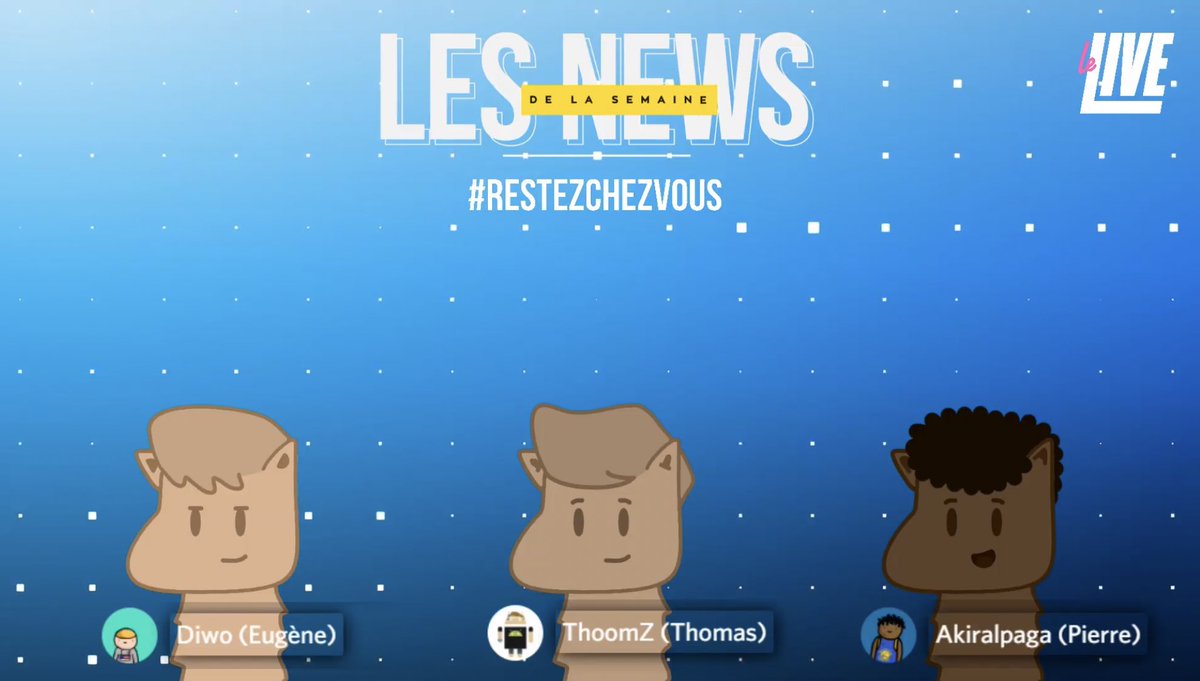 C’est parti pour les News de la Semaine #NDLS avec <a href="/lalpagashow/">Lalpaga Show</a> en direct sur #leLIVE ! Rejoignez-nous ➡️ twitch.tv/leliveonair/