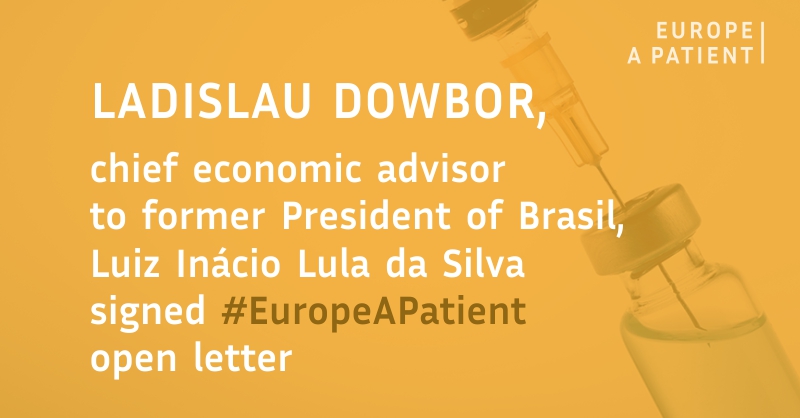 europeapatient's tweet photo. We address #EuropeAPatient letter to the leaders of EU institutions, @eucopresident, @vonderleyen, @EP_President and the MEPs of all the political groups of the European Parliament.
Only together we can #helpEU
Follow us and sign our petition here:
https://t.co/O5or1Bu1PV https://t.co/3BKrlzQnF5