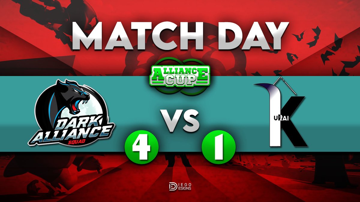 Grupo 1, Jornada 5

<a href="/DarkAllianceSQ_/">Dark Alliance Oficial</a> VS <a href="/Kurai_eSports/">Kurai eSports</a> 

Las panteras quieren seguir dando guerra tras un mal inicio.