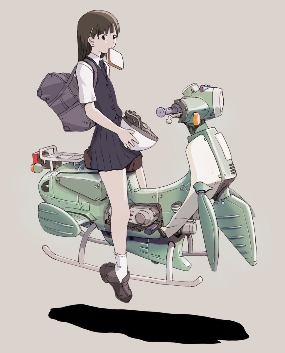 「緑の日だったから緑色の機体を貼りました 」|sukabuのイラスト