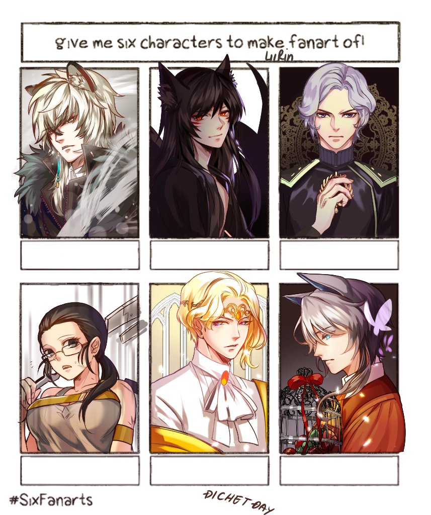 #SixFanarts #sixfanartchallenge 
