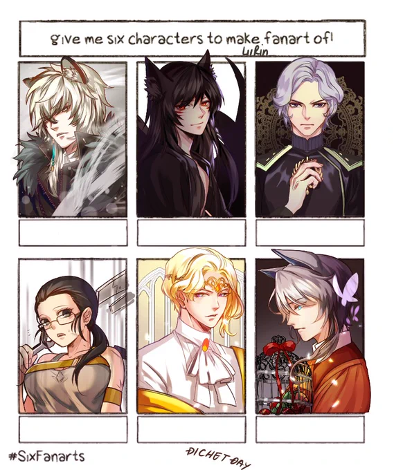 #SixFanarts #sixfanartchallenge 