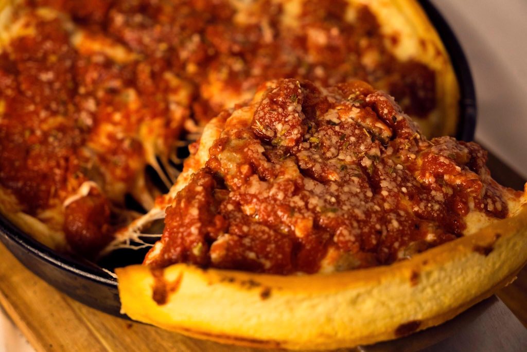 ⭐Rosati's Pizza is the common ground that unites the galaxy. Today you can find out where your friends' allegiances lie — Chicago Deep Dish or Thin Crust? Either way, "May the Force Be With You."  #StarWarsDay 🌌✨ Rosatispizza.com #MayThe4thBeWithYou