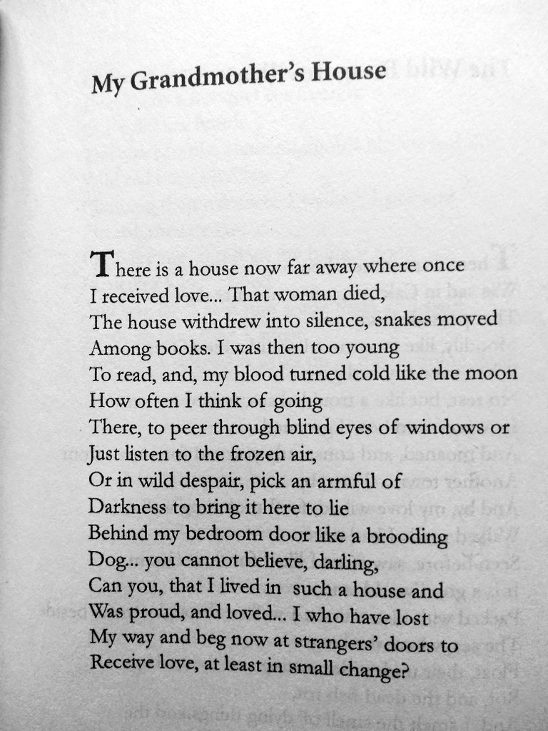 💌 My grandmothers house. My Grandmother's House Poem Summary and