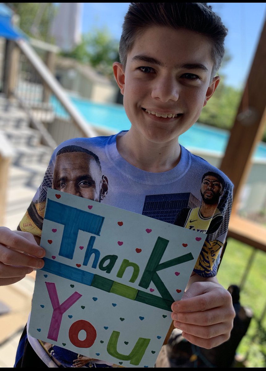 Sweetest Teacher Appreciation picture!! He is such a sweet kid. I know I would got the best hug today!!!! <a href="/RamseyMS_JCPS/">Ramsey Middle School</a>