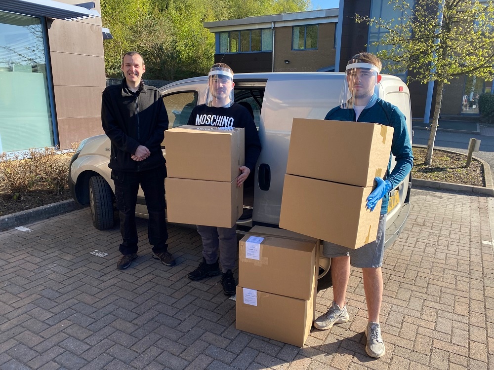 RCTCouncil's tweet photo. The Council has thanked a Rhondda company for its hard work which has helped provide our frontline staff with 10,000 protective visors so far – with a further 20,000 units currently on order. Read more here: https://t.co/yrSwKsdSkC https://t.co/N8iDwK8trY