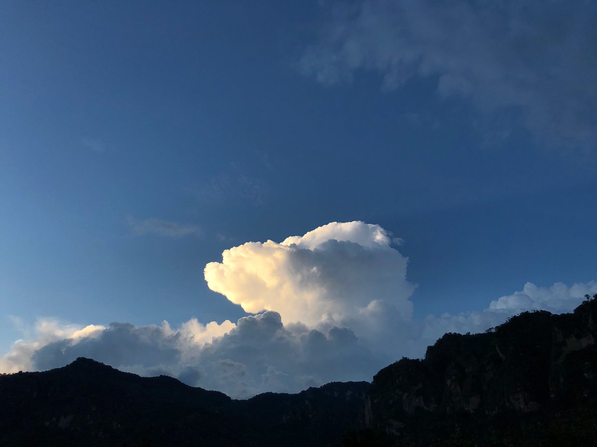 IslaUrbana's tweet photo. Las nubes ☁️ cuentan historias desde el cielo, y al caer el agua que las formó hace de esos cuentos una realidad, regando de vida la tierra. ¡Gracias por la bella imagen a Daniel Romero para este #LunesDeNubes! Recuerden compartir las suyas desde casa 📷🏠.
#CaptaLaLluvia https://t.co/O0kCBXYt9z