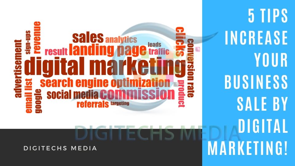 DigitechsMedia's tweet photo. 5 Tips Increase your Business Sale By Digital Marketing! https://t.co/wwhAKMJISQ https://t.co/MuAhuigxxz