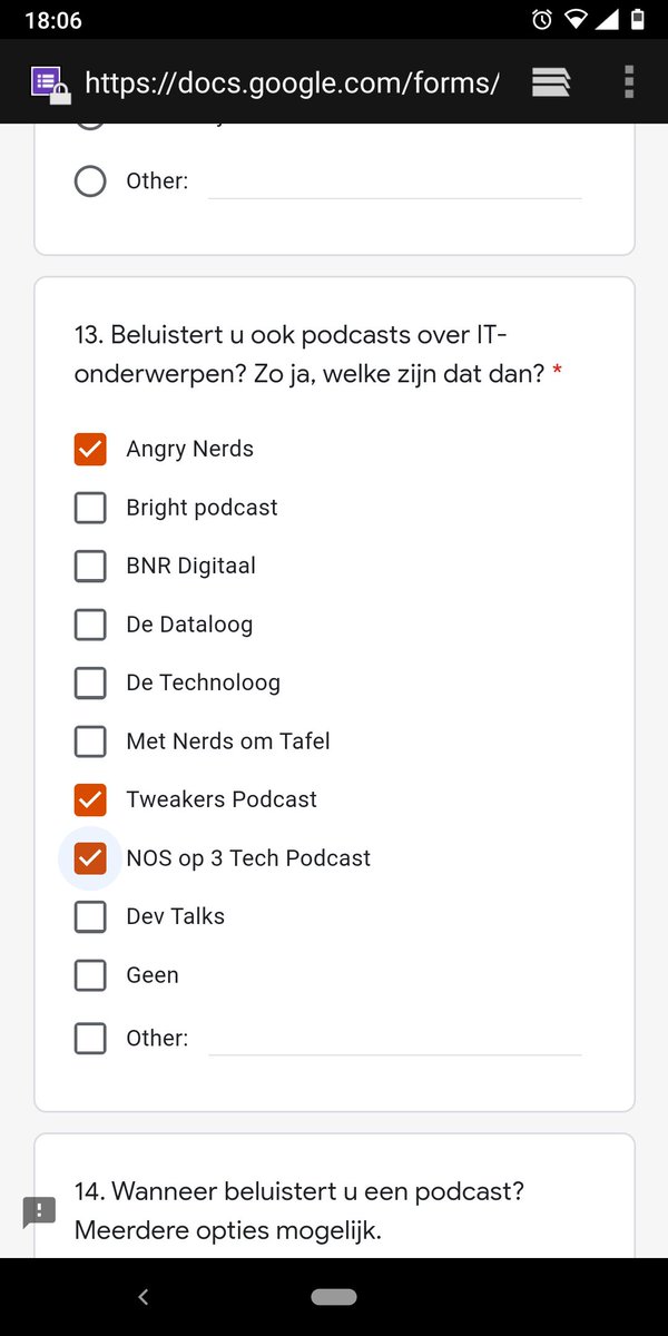 Wat cool! Ik deed mee aan een onderzoek over het gebruik van IT gerelateerde media. Kom ik dít tegen 😃👍🏻