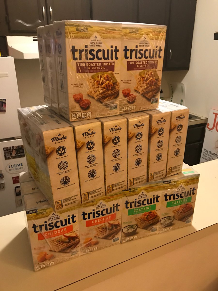  Triscuit came through BIG time. Thanks to everyone who made this possible.