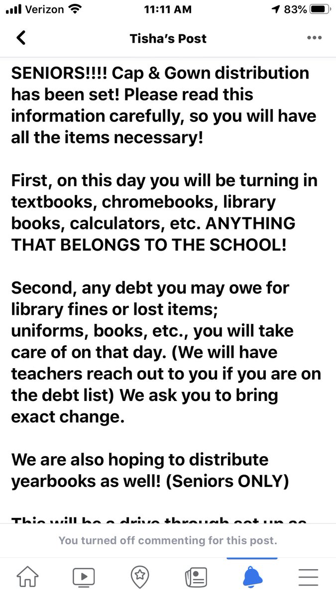 WestBrookHS's tweet photo. Seniors! Cap &amp; Gown info!  See pictures for details!!! https://t.co/n0N6CVDBWQ