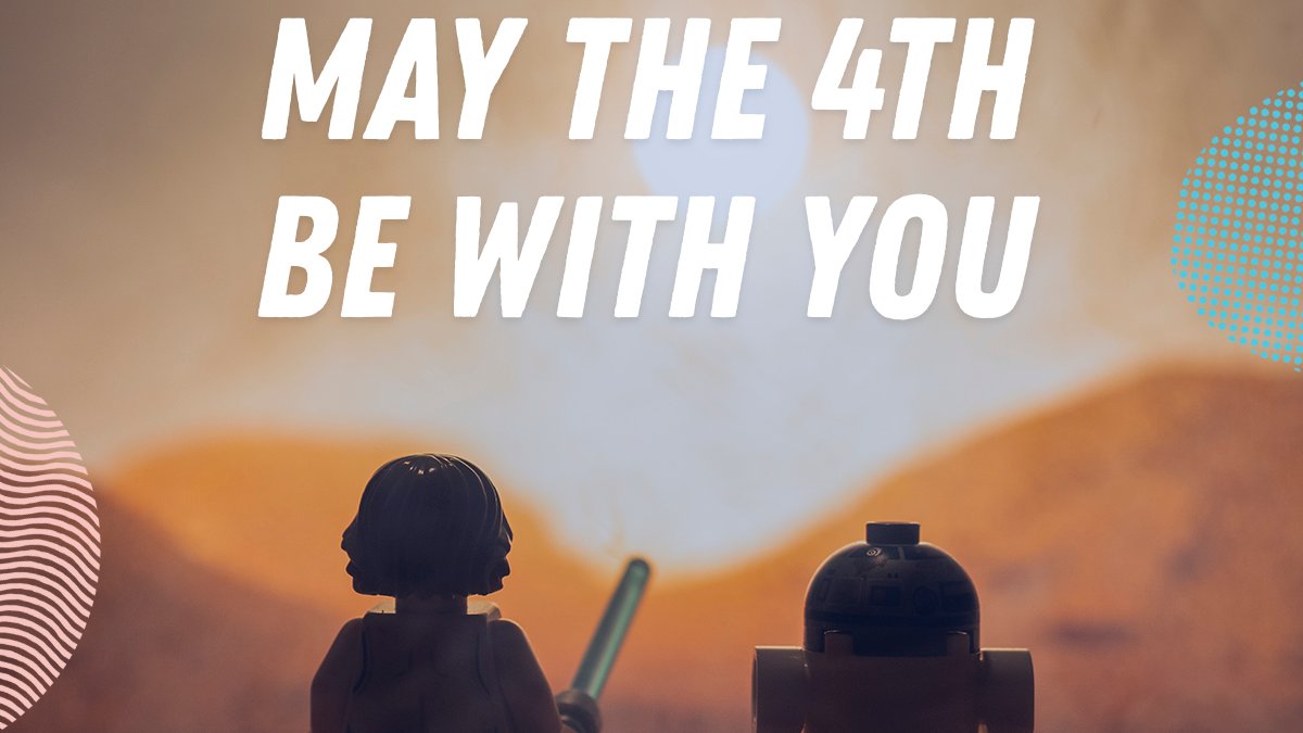 #MayThe4thBeWithYou  Feliz día a todos los que compartimos esta magnífica pasión galáctica! ¡Que la fuerza os acompañe, hoy más que nunca! #StarWarsDay