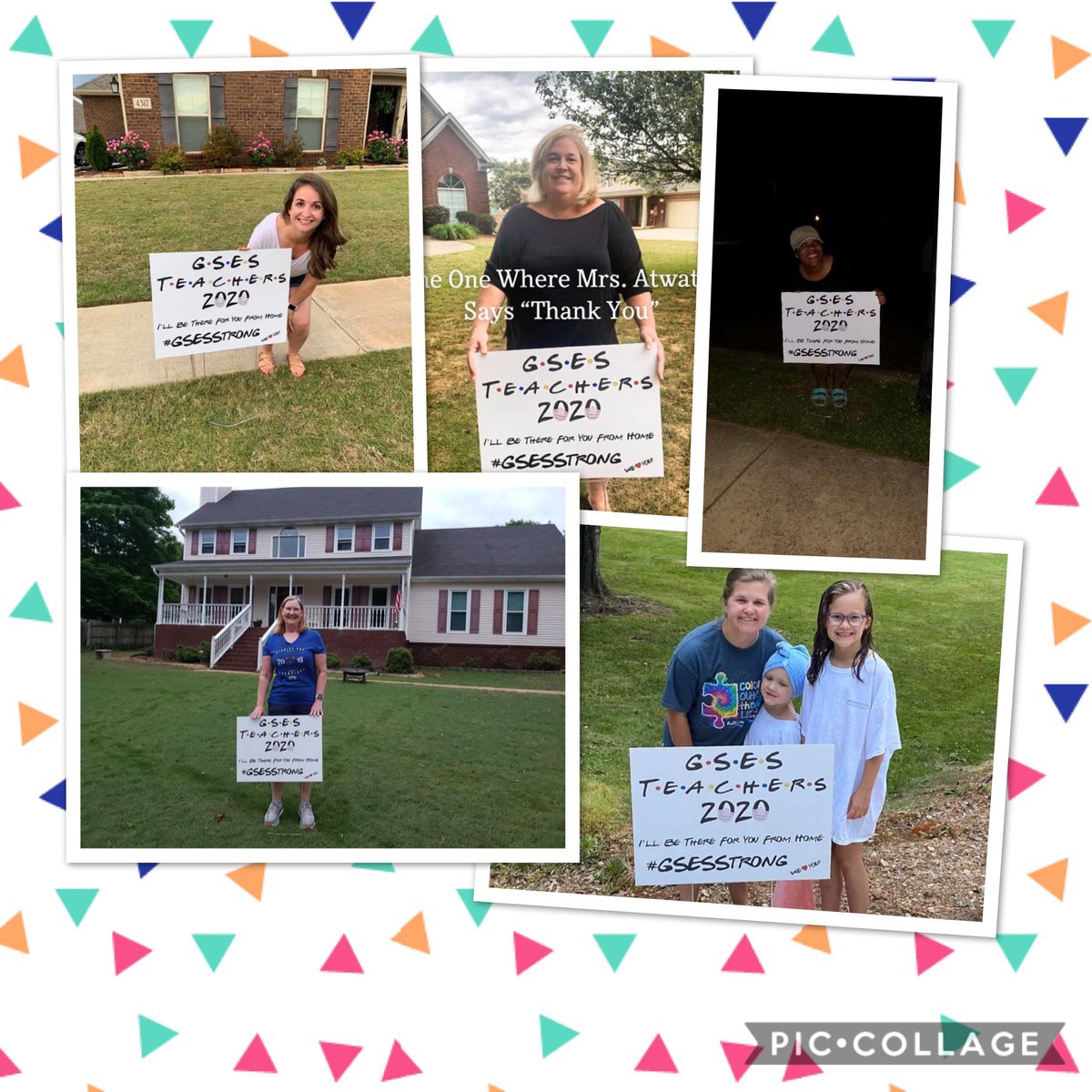 gsesowls's tweet photo. Thank you GSES PTA for the signs and for always making us feel so loved! @HSVk12 @gsespta #gsesrocks #gsesowls https://t.co/lBcOUklEMC