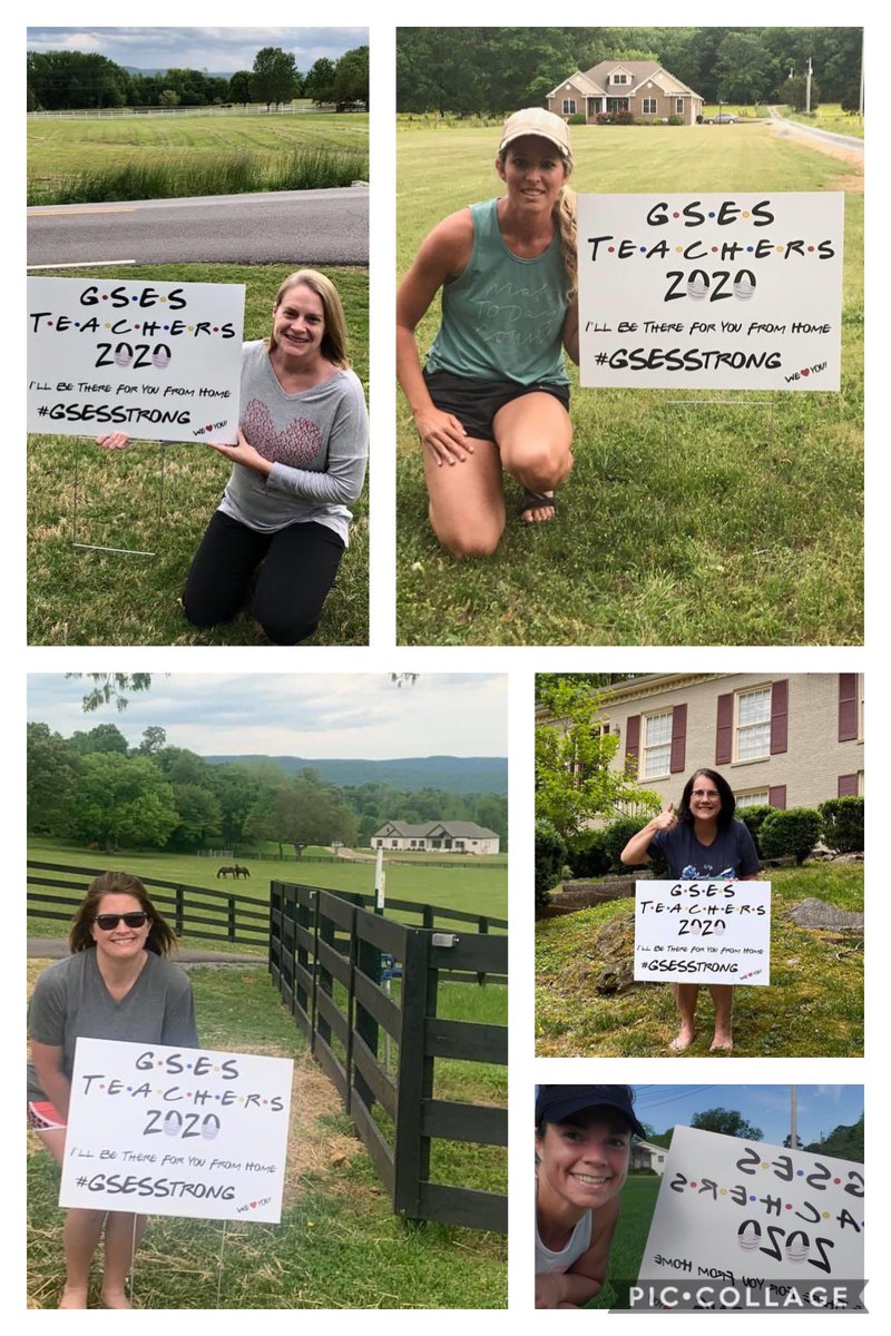 gsesowls's tweet photo. Thank you GSES PTA for the signs and for always making us feel so loved! @HSVk12 @gsespta #gsesrocks #gsesowls https://t.co/lBcOUklEMC
