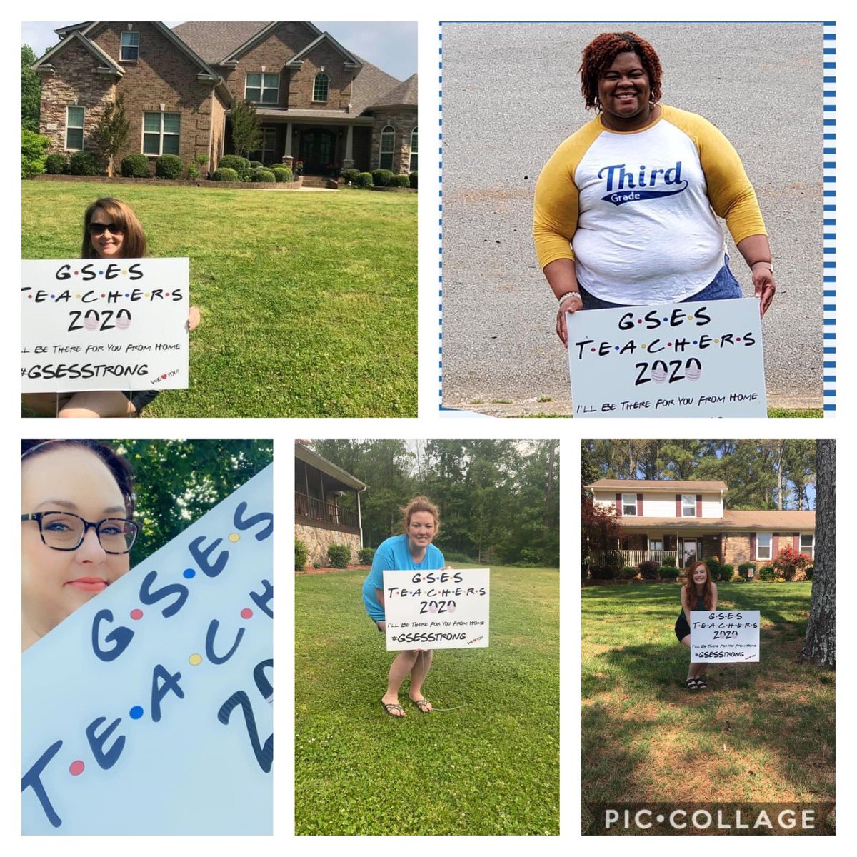 gsesowls's tweet photo. Thank you GSES PTA for the signs and for always making us feel so loved! @HSVk12 @gsespta #gsesrocks #gsesowls https://t.co/lBcOUklEMC