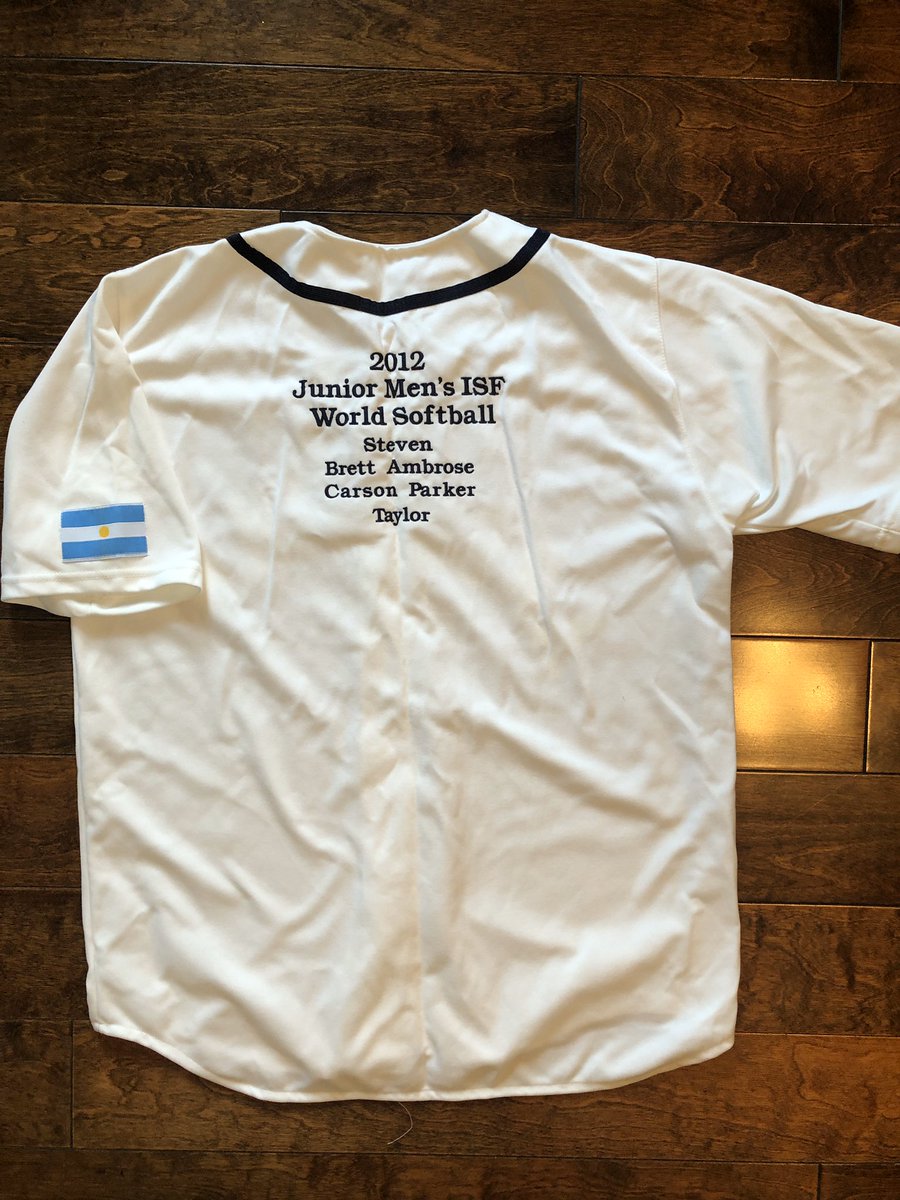 wfirkus's tweet image. It’s the closet organizing stage of Covod-19 in our house.  Mervin has a great time reminiscing over his Tiger glory years.  (And a leftover Vegas shirt) #irmatigers