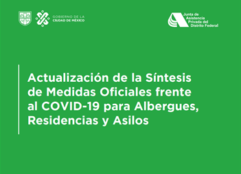 JAP_CDMX's tweet photo. #InformaciónImportante
#IAP
Actualización de la Síntesis de Medidas Oficiales frente al #COVID19 para Albergues, Residencias y Asilos
Descárgala en esta liga: https://t.co/mm0lUpUgrk
#JAPDFContigo
#MéxicoSolidario https://t.co/iDijLVJz5A