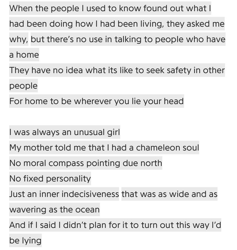 Ride Lana Del Rey Monologue