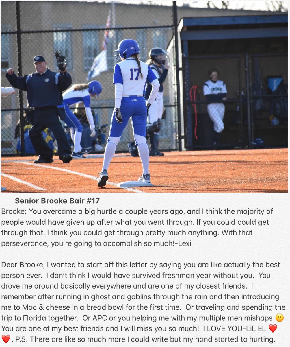 HoundsSB's tweet photo. Here is the first round of notes to @bair_brooke from her teammates! https://t.co/NfonmHrhYw