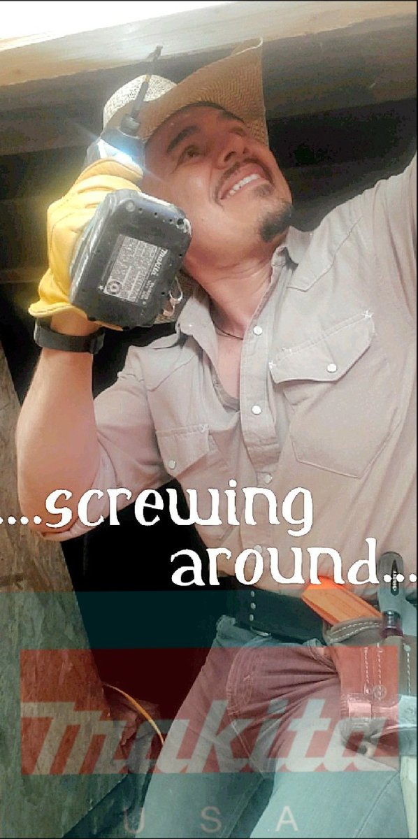 CarlosAllFierce's tweet photo. Screwing Around on a beautiful Monday morning... 
#makita #makitatools #makitapowertools #makitausa #makita18v https://t.co/oy2Alwjwt4