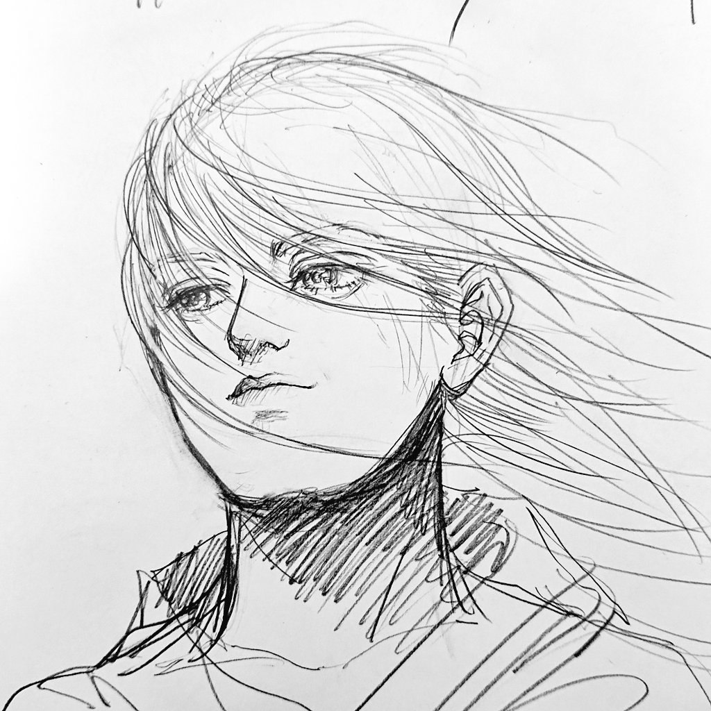 寝る前に少し、が夜ふかしにφ(..)
思ったように描けないな。
気に入った部分とそうじゃない部分が半々。
おやすみなさい〜
#絵 