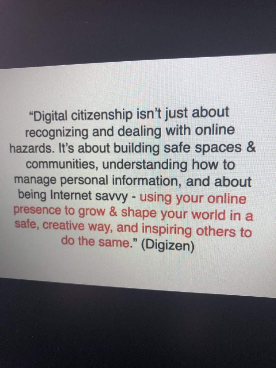 Proctor_Lisa's tweet photo. Such a great reminder @courosa We have to start to empower students to filter tor themselves and learn (digital) citizenship and digital literacies!! What are our rights and responsibilities as citizens? How do we nurture positive citizenship and learn how to learn? #DigLitxLTS https://t.co/vBGNQ3Cc2g