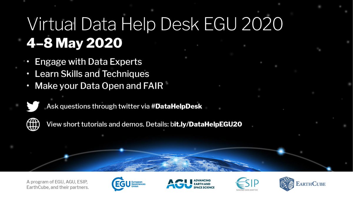 ScientificData's tweet photo. Join @Mr_G_Smith and @alhufton  tomorrow for #EGU20 : Beyond article publishing - support and opportunities for researchers in FAIR data sharing. Chat time: 05 May, 08:30 - 10:15 CEST/ 7:30 -9:15 BST. Learn more: https://t.co/rP9FEXTYnP #shareEGU20 https://t.co/BPcpDYba6P