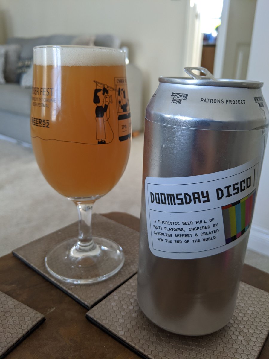 BrewCrew_UK's tweet photo. ☢️ Doomsday Disco by @NMBCo🕺

Another solid beer from one of our favourite breweries. Opaque amber colour. Tropical aroma and delicious mango taste. Very refreshing and at 6% I'd consider just about 'sessionable'.

4 out of 5 ⭐

#IPA #beer #beeroclock https://t.co/3Dk4rfaZMO