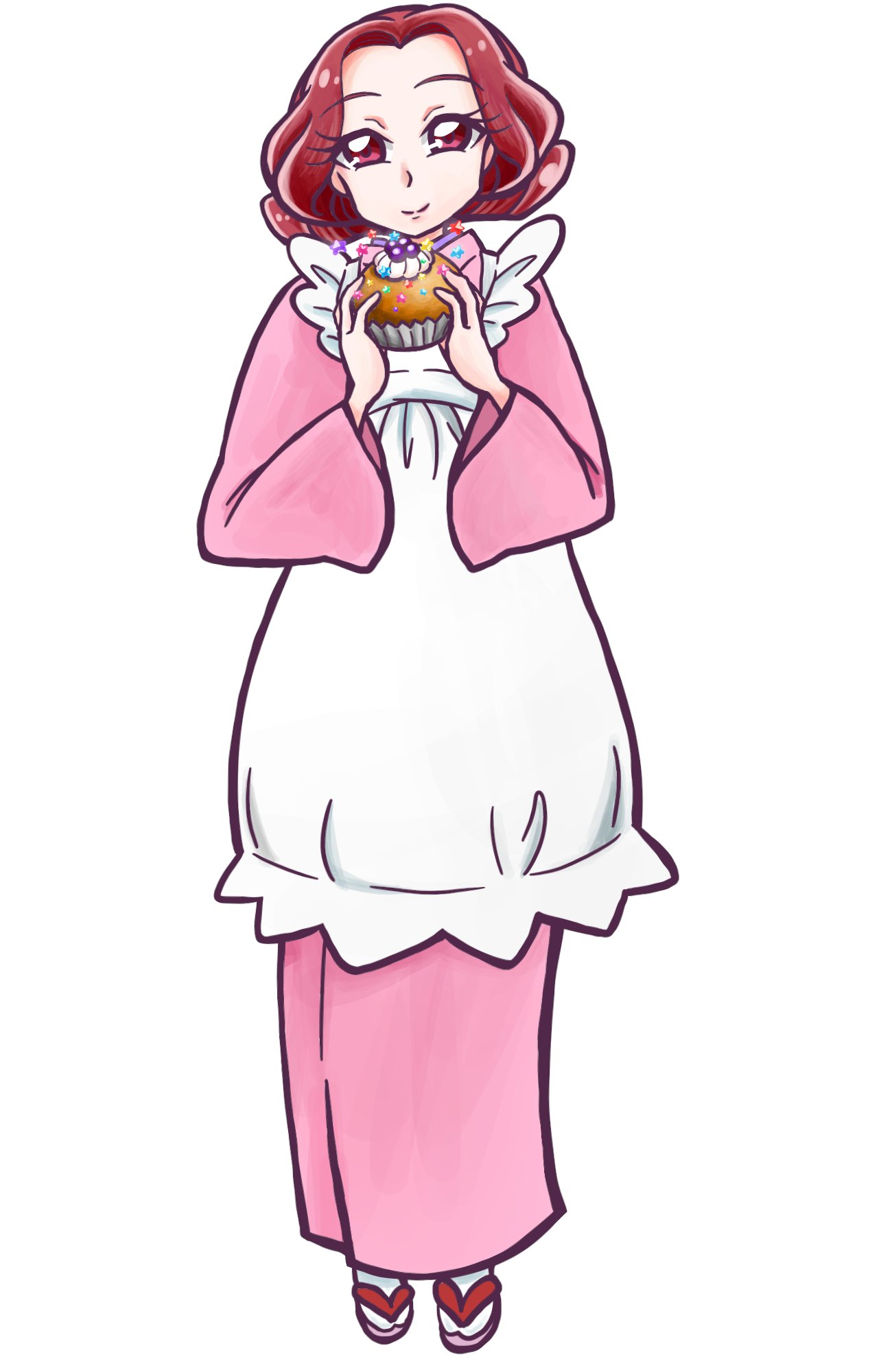 ピンク お次は キラキラ プリキュアアラモード よりルミエル 変身前 です 街を守るお母さんみたい いちか談 という雰囲気を意識しましたが どうでしょう プリキュア全員集合合作19 プリキュア全員集合合作19第三部門 T Co