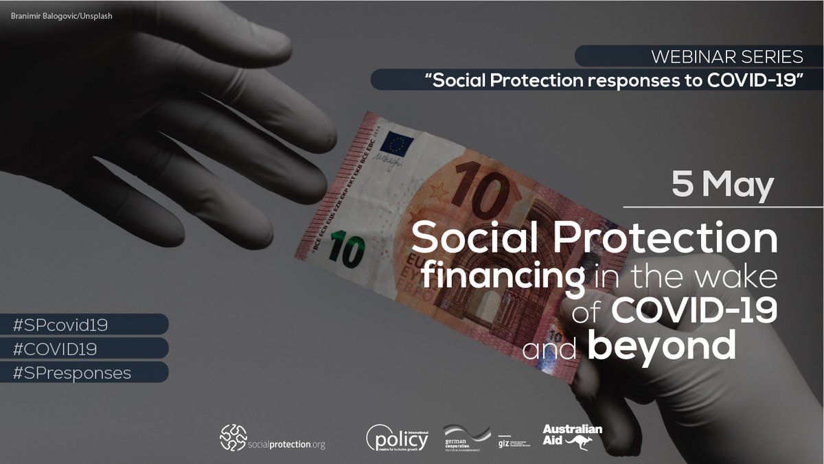 IPCid_Ipea's tweet photo. π Reminder | Join us tomorrow for the next #SPWebinar on the economic consequences of the #Covid19 crisis to #SPresponses & programmes. What can we learn for possible future crisis?
π 5 May
π 9h am GMT-4/EDT
π» Register: https://t.co/0jISxy7REX
@giz_gmbh @dfat @SP_Gateway https://t.co/xVJ4XHja0Y
