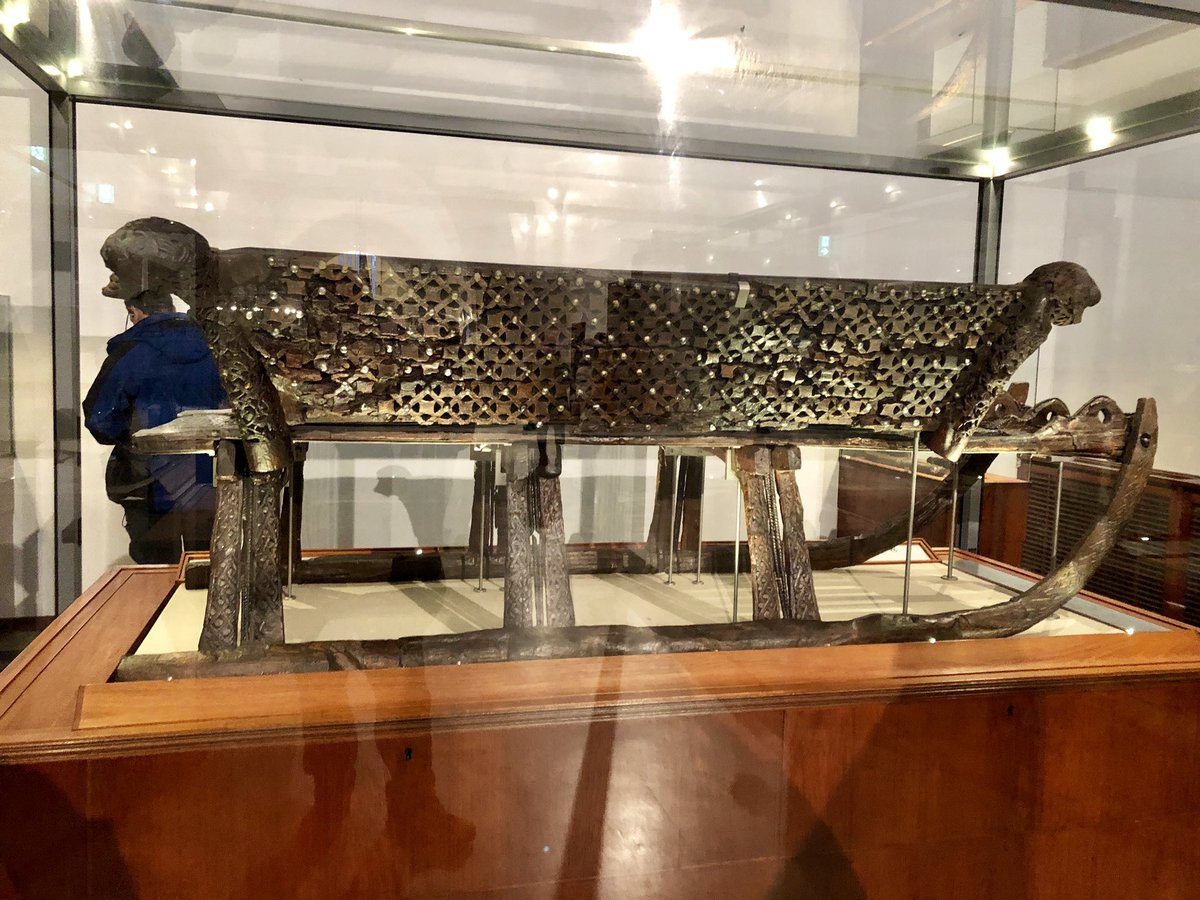 One of my favourite Viking Age objects for #MuseumsUnlocked is a sledge from the Viking Ship Museum in Oslo. Amazing carved detail on these objects and they were being 3D scanned when I was there a couple of years ago