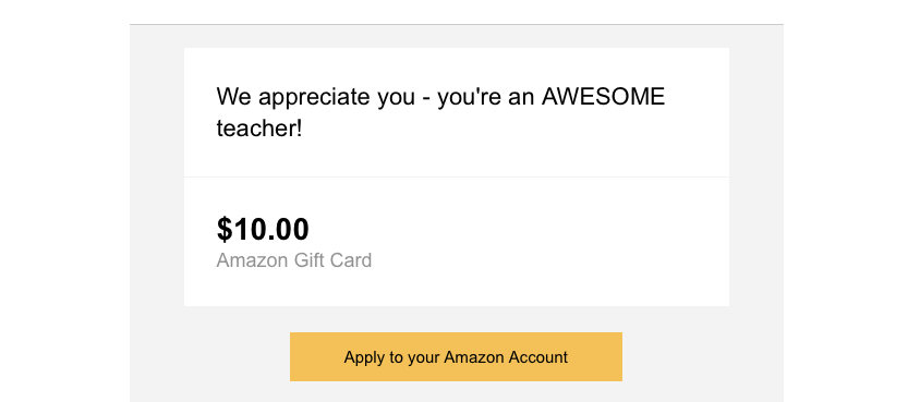 Woke up to a wonderful gift from <a href="/BaucomPTA/">Baucom PTA</a>. It made me cry a little. THANK YOU PTA for everything you do to support teachers and students <a href="/baucomes/">Baucom Elementary School</a>.