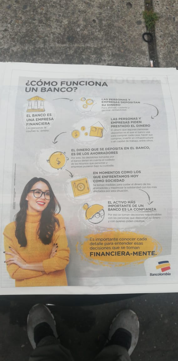 sandrixcg's tweet photo. Hoy el periodico ADN llegó hasta mi casa y me encuentro con esta información de @Bancolombia , y estoy de acuerdo en que debemos conocer cada detalle para tomar las mejores decisiones! https://t.co/LsxYul2R3N