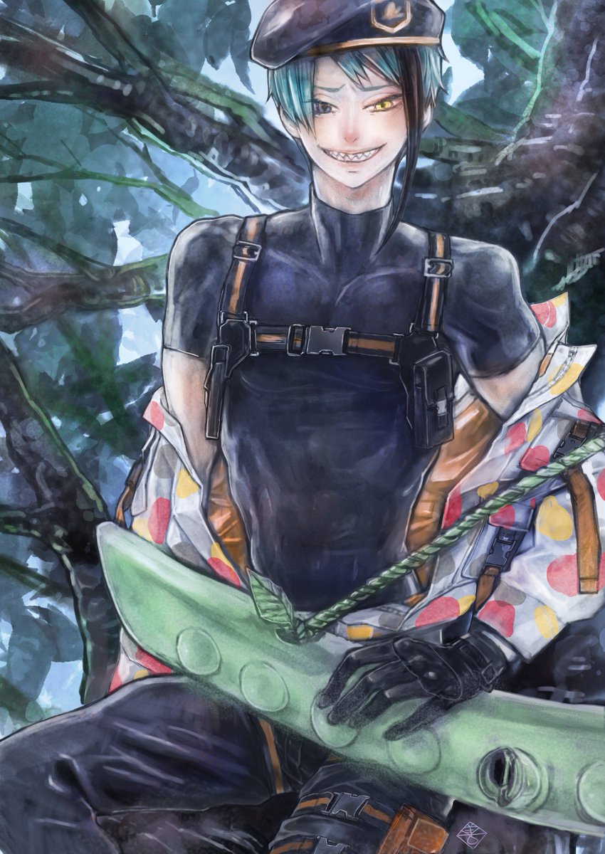 ジェイド・リーチ/ビーンズ・カモ #ツイステファンアート #twstファン