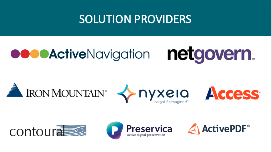 MER4BetterIG's tweet photo. @MERconference is a Go!

Come and meet our VERY REAL Solution Providers at their VERY VIRTUAL booths at #MERv. Incredible technology, creativity and innovation.

https://t.co/2k5bh7xIif

@ActiveNav
@net_govern
@AccessToday
#nyxeia
@IronMountain
@ActivePDF
@Preservica
@contoural https://t.co/2tsV39Qhmn