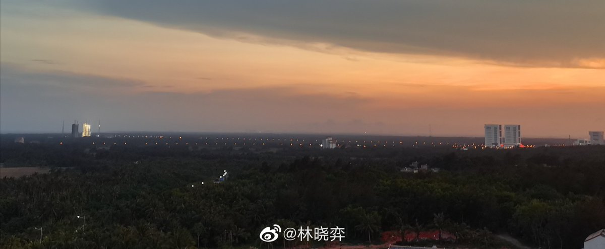 As of ~2h ago, the launcher was sitting pretty on the pad waiting for it's big day.： https://www.weibo.com/3279752321/J0ooib5yr