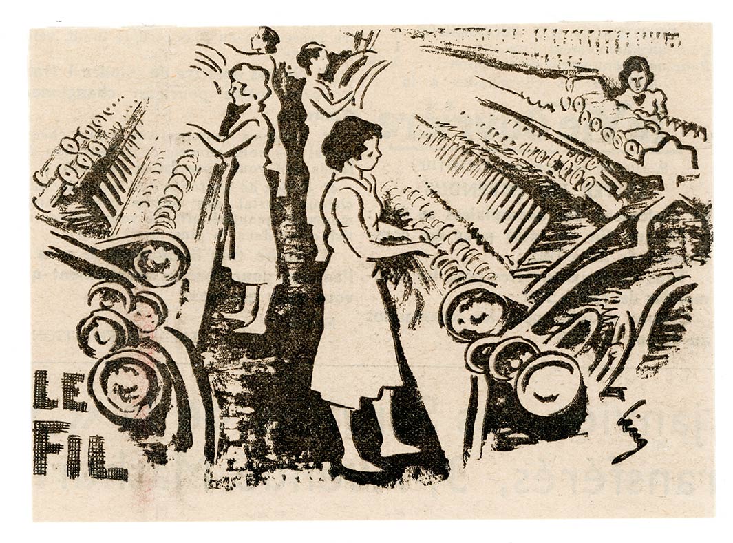 Max_Lingner's tweet photo. Illustrations tirées de la série « Les Métiers » de #MaxLingner dans « La Vie Ouvrière » @La_NVO de 1937/38. https://t.co/VGRozVQksK