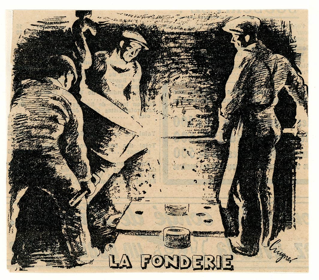 Max_Lingner's tweet photo. Illustrations tirées de la série « Les Métiers » de #MaxLingner dans « La Vie Ouvrière » @La_NVO de 1937/38. https://t.co/VGRozVQksK