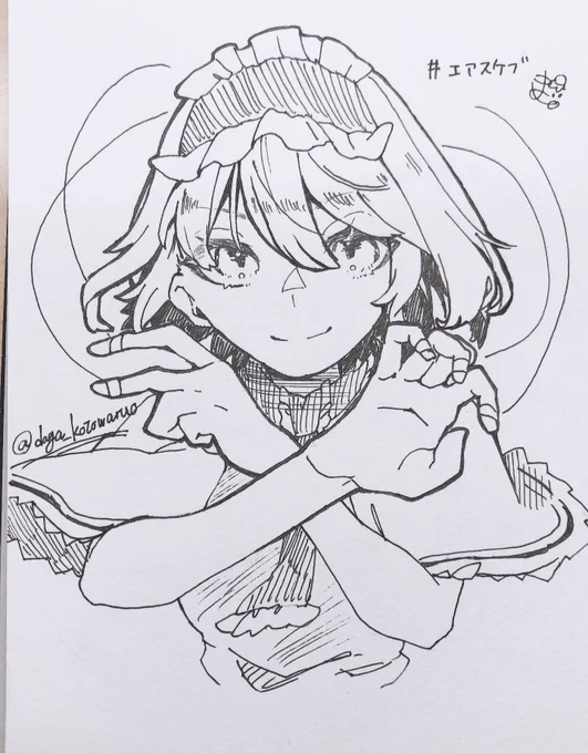 #エアスケブ
アリスと魔理沙描かせて頂きました!
遅筆なので他の子達はしばしお待ちを〜〜?? 