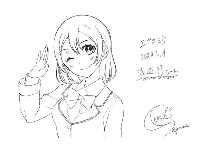 2人目、月ちゃん!
#エアコミケ #エアスケブ 